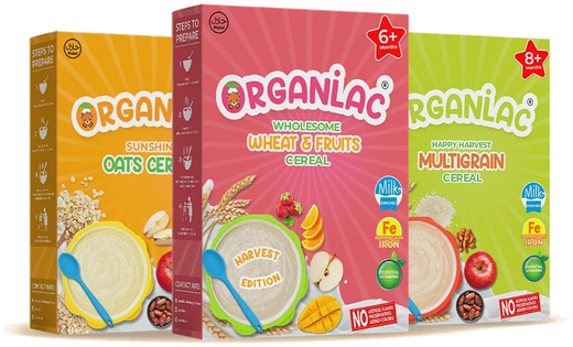 Trio Pack – organic baby cereal